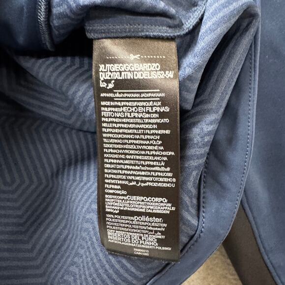 Under armour Golf Jacket Mens XL Blue ColdGear Loose Fit Full Zip Activewear - Picture 6 of 10